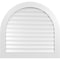 Ekena Millwork Round Top Surface Mount PVC Gable Vent: Functional, w/ 3-1/2"W x 1"P Standard Frame, 38"W x 36"H GVPRT38X3601SF - alternate 1